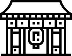 Kaminarimon Gate Sketch Svg Vector, Free Vectors File